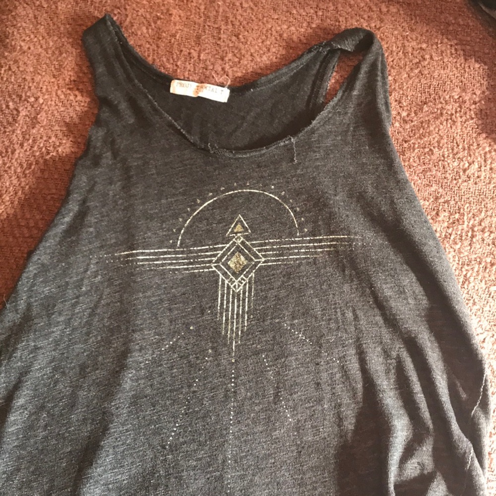 Aztec boho tank